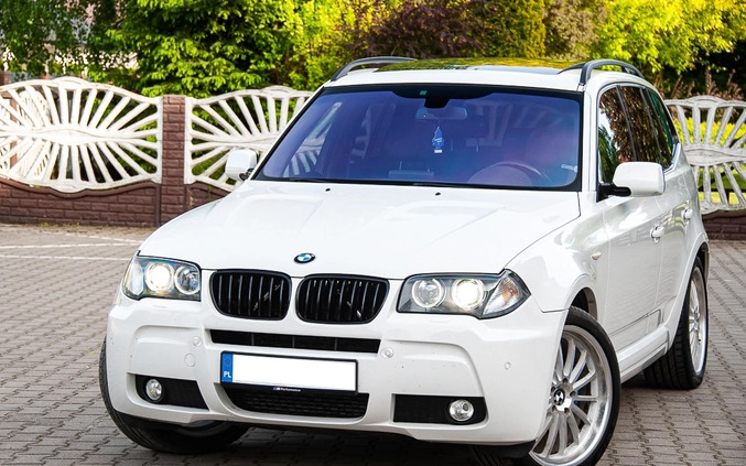 BMW X3 cena 39900 przebieg: 229000, rok produkcji 2008 z Jedwabne małe 781